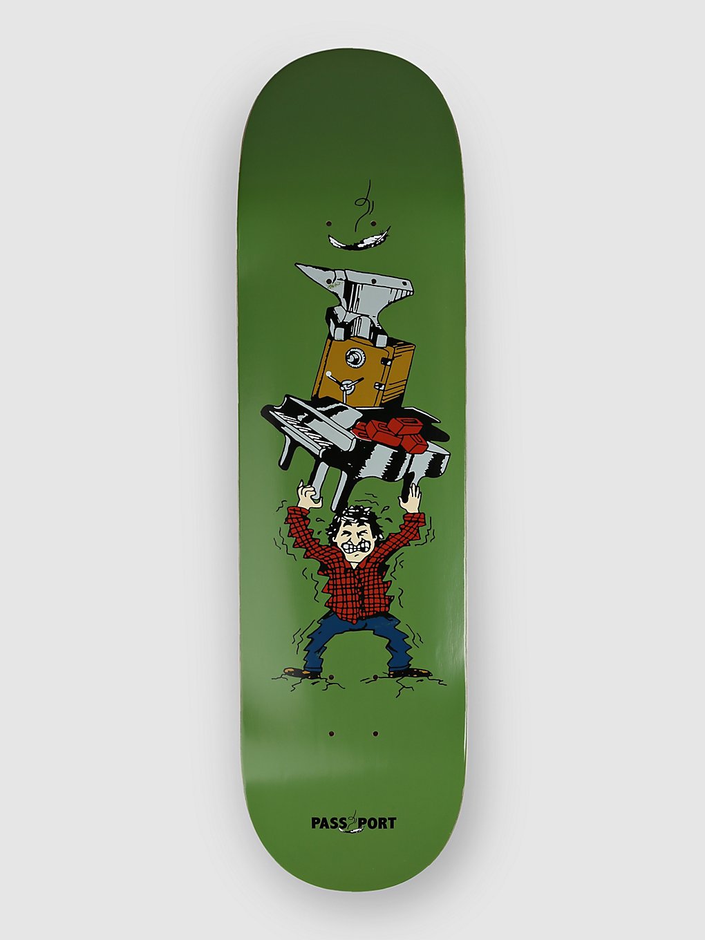 Pass Port Times Are Tough Crumble 8.5" Skateboard deck groen