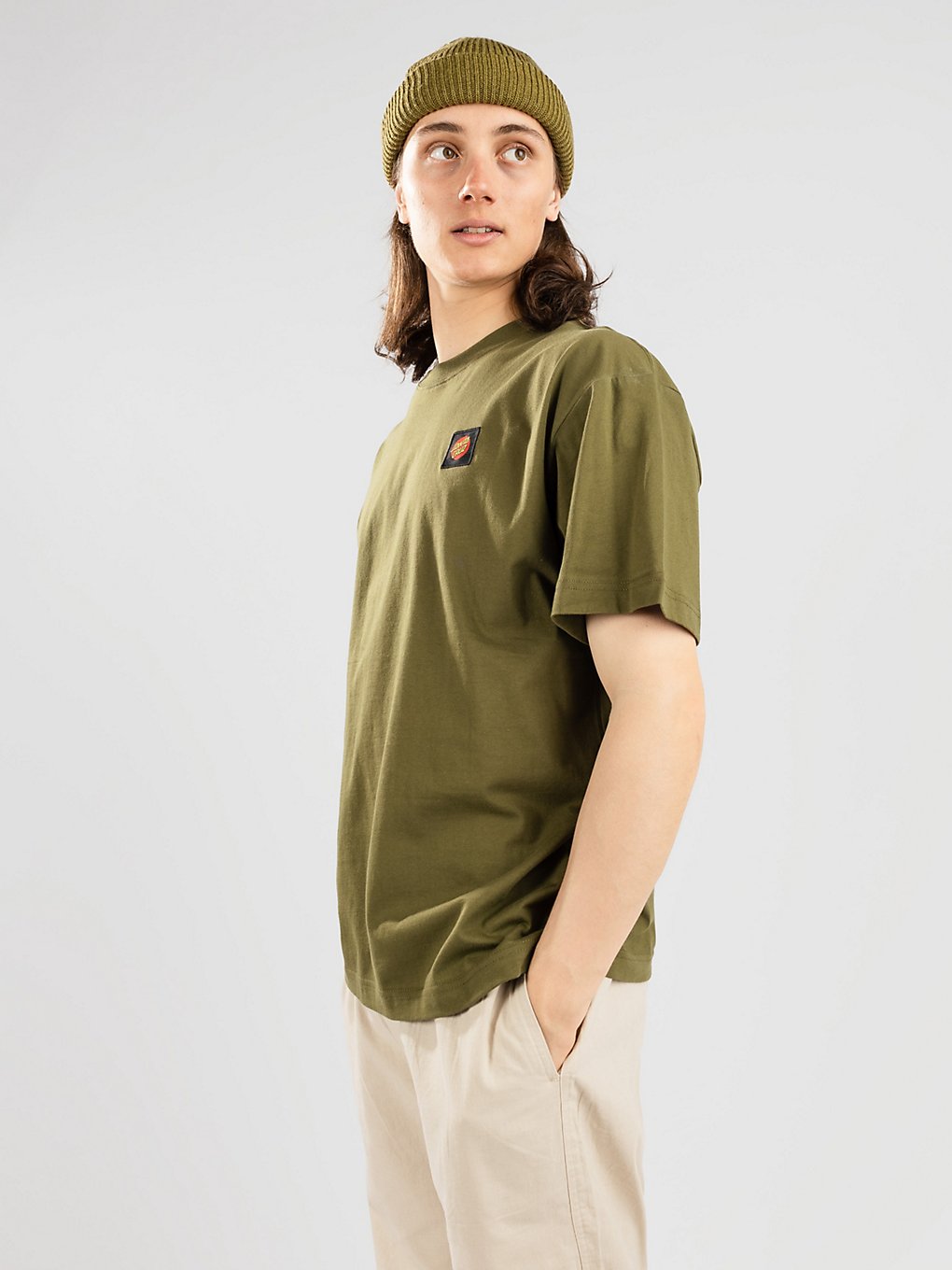 Santa Cruz Classic Label T-Shirt groen