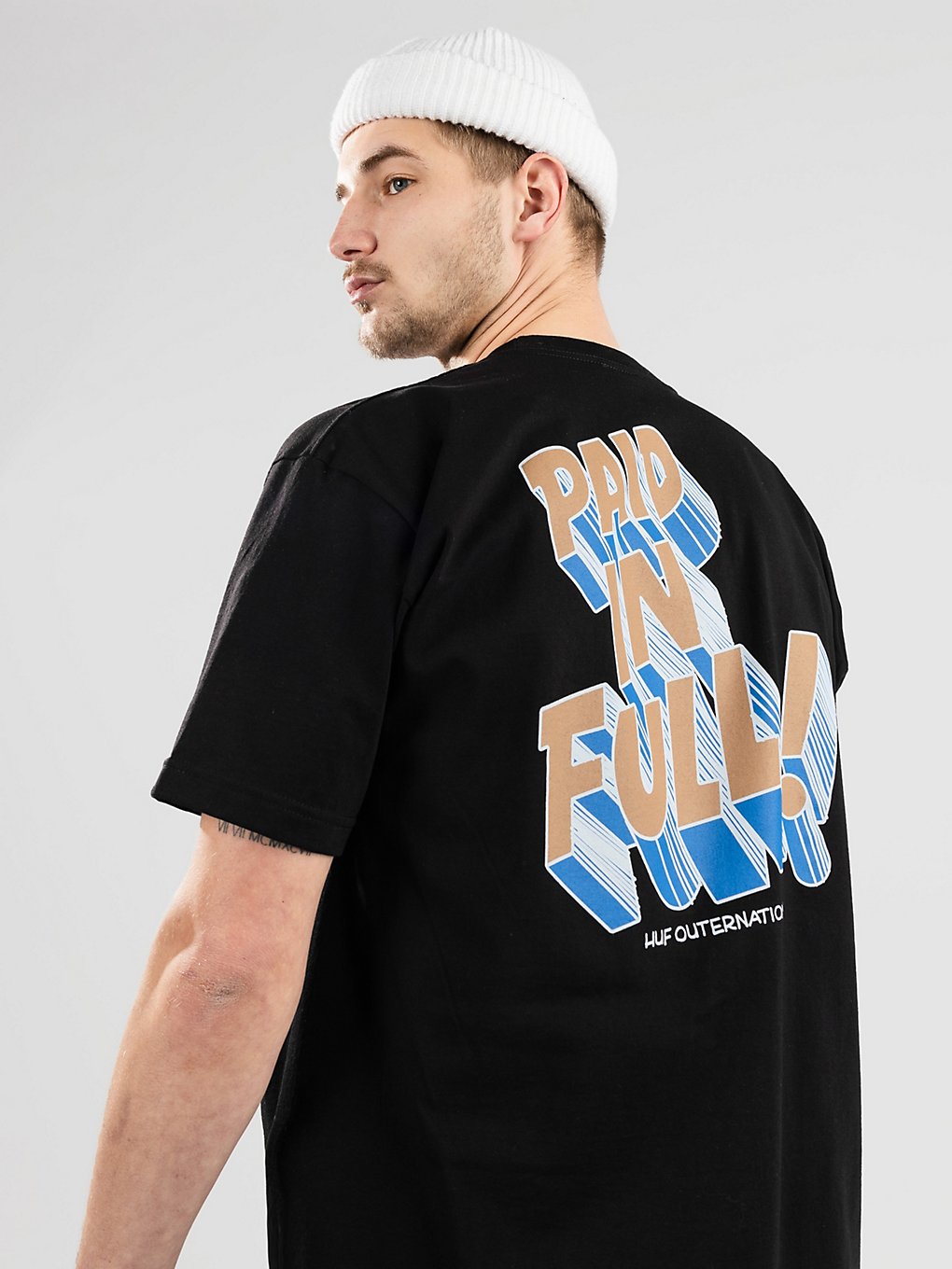 HUF Master Plan T-Shirt zwart