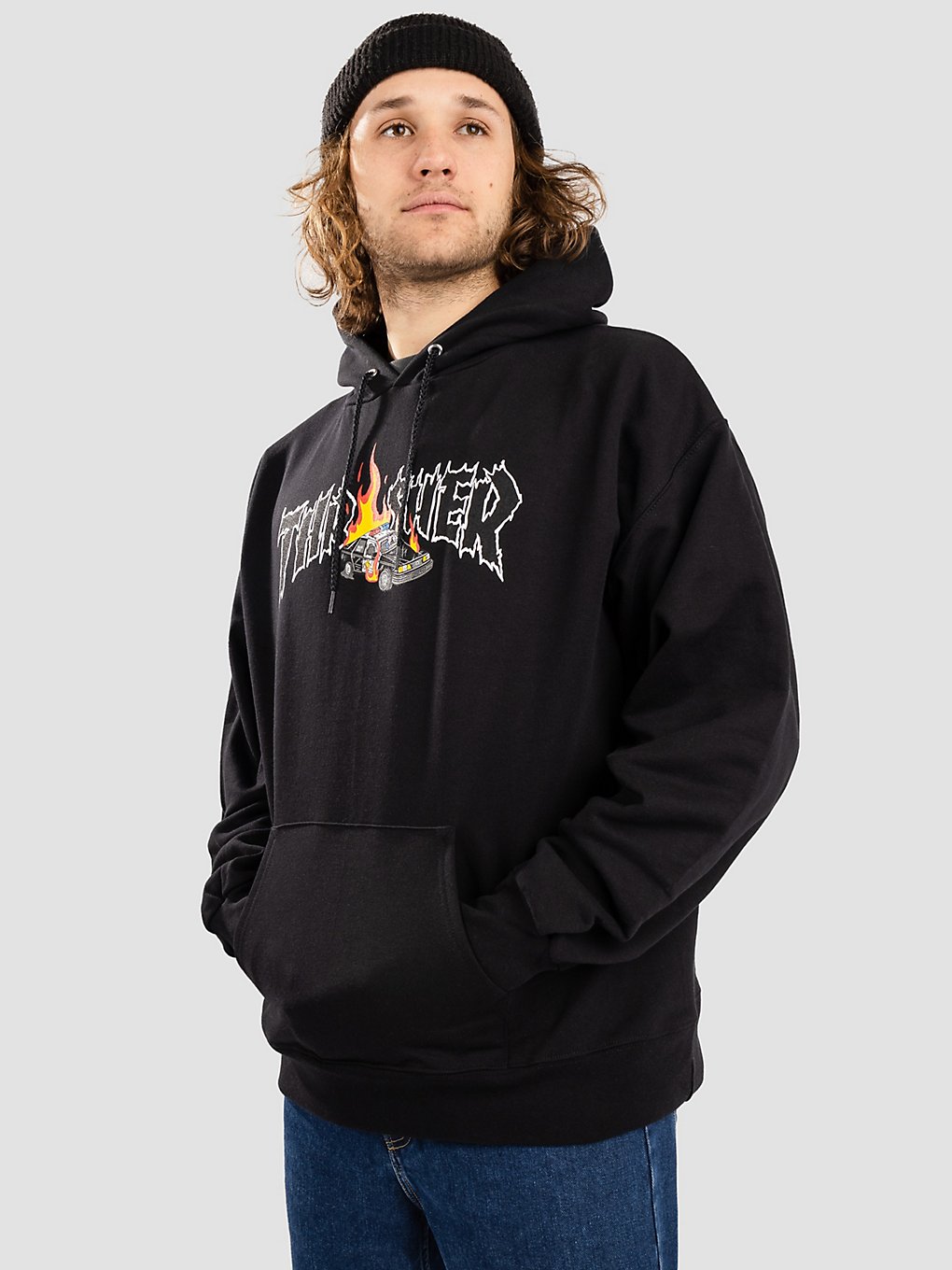 Thrasher Cop Car Hoodie zwart