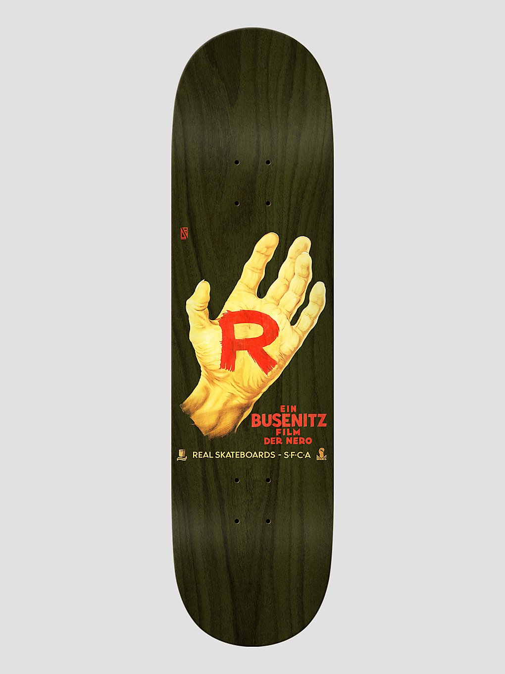 Real Busenitz Noir 8.28" Skateboard deck patroon