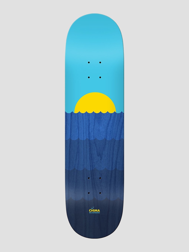 Real Chima Waves 8.25″ Skateboard deck blauw