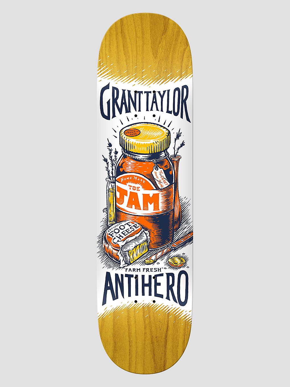 Antihero Grant Farm Fresh 8.62" Skateboard deck patroon