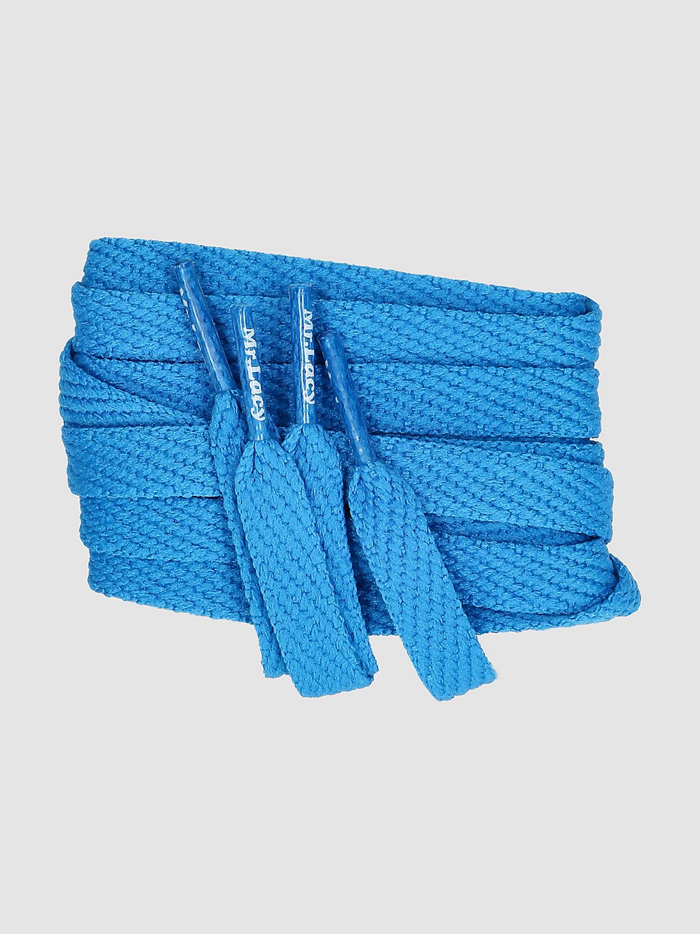 Mr. Lacy Flatties 130cm schoenenlaces blauw