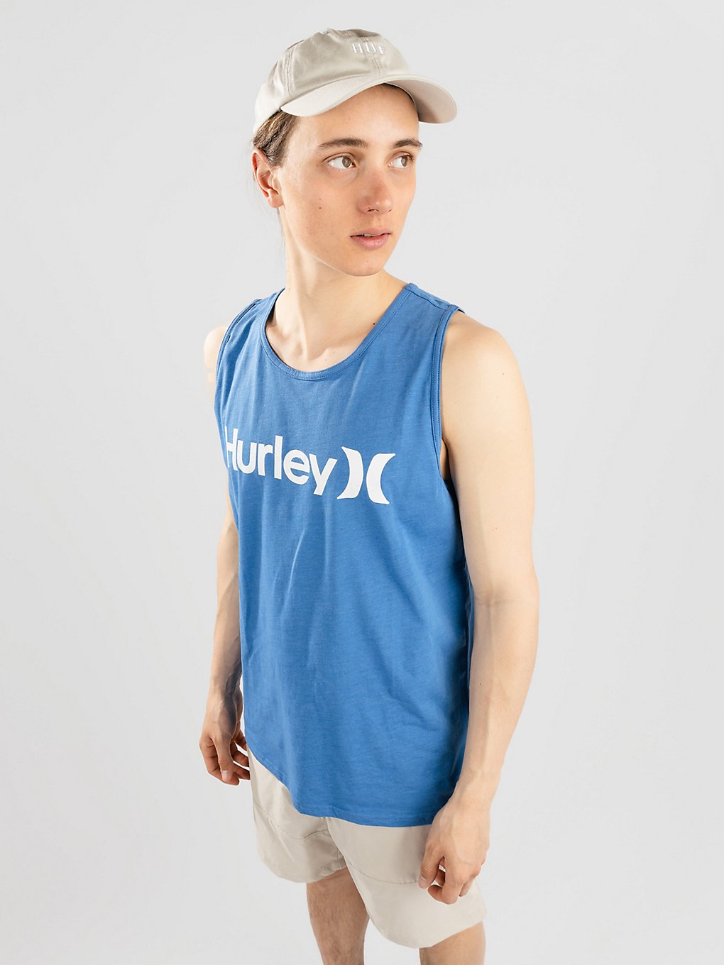Hurley Everyday One & Only Solid Tanktop blauw