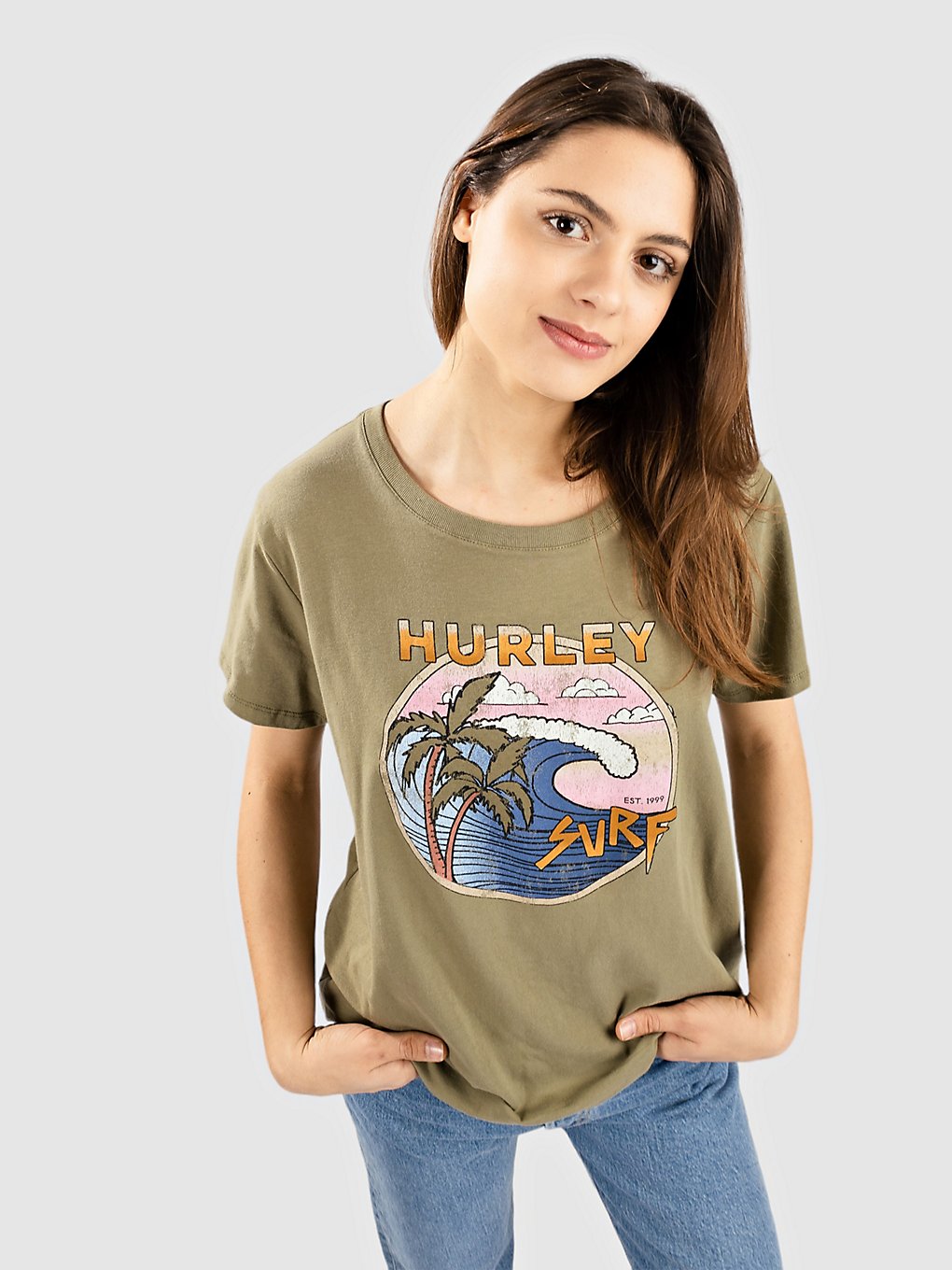 Hurley Surf Classic T-Shirt groen