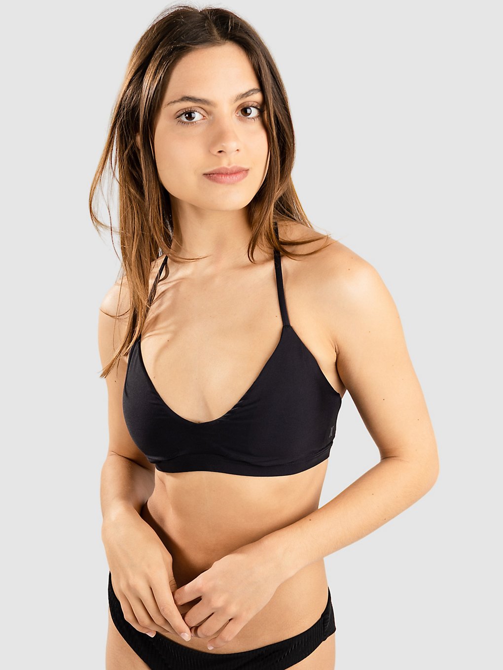 Hurley Solid Adjustable Bikini top zwart