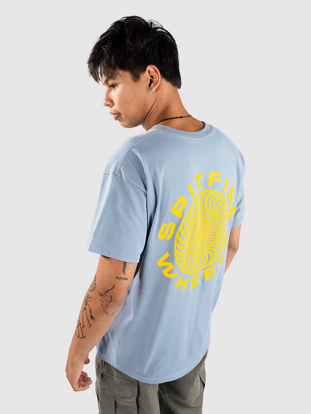 Spitfire Classic '87 Swirl T-Shirt blauw