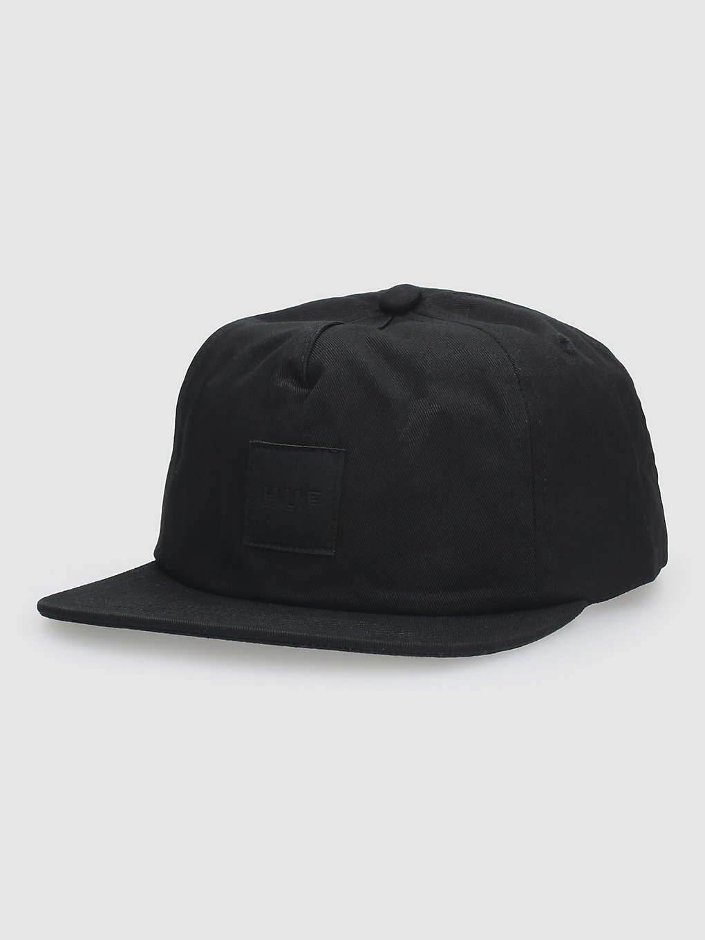 HUF Essentials Unstructured Box Snapback petje zwart