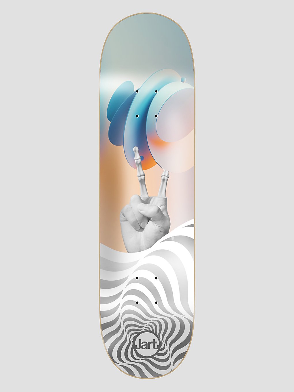 Jart wit Series 8.25 HC Skateboard deck patroon
