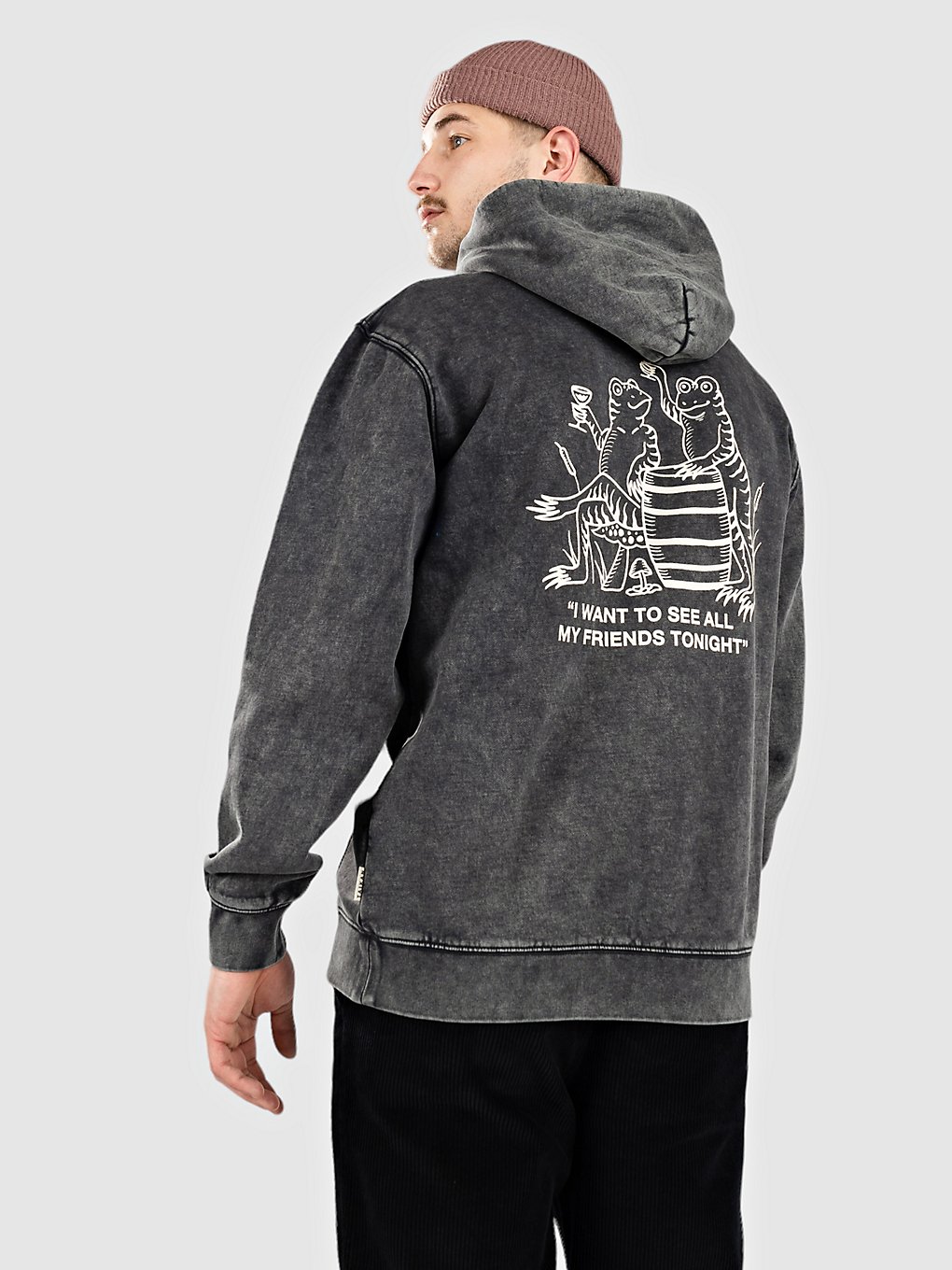 Taikan Friends Hoodie zwart