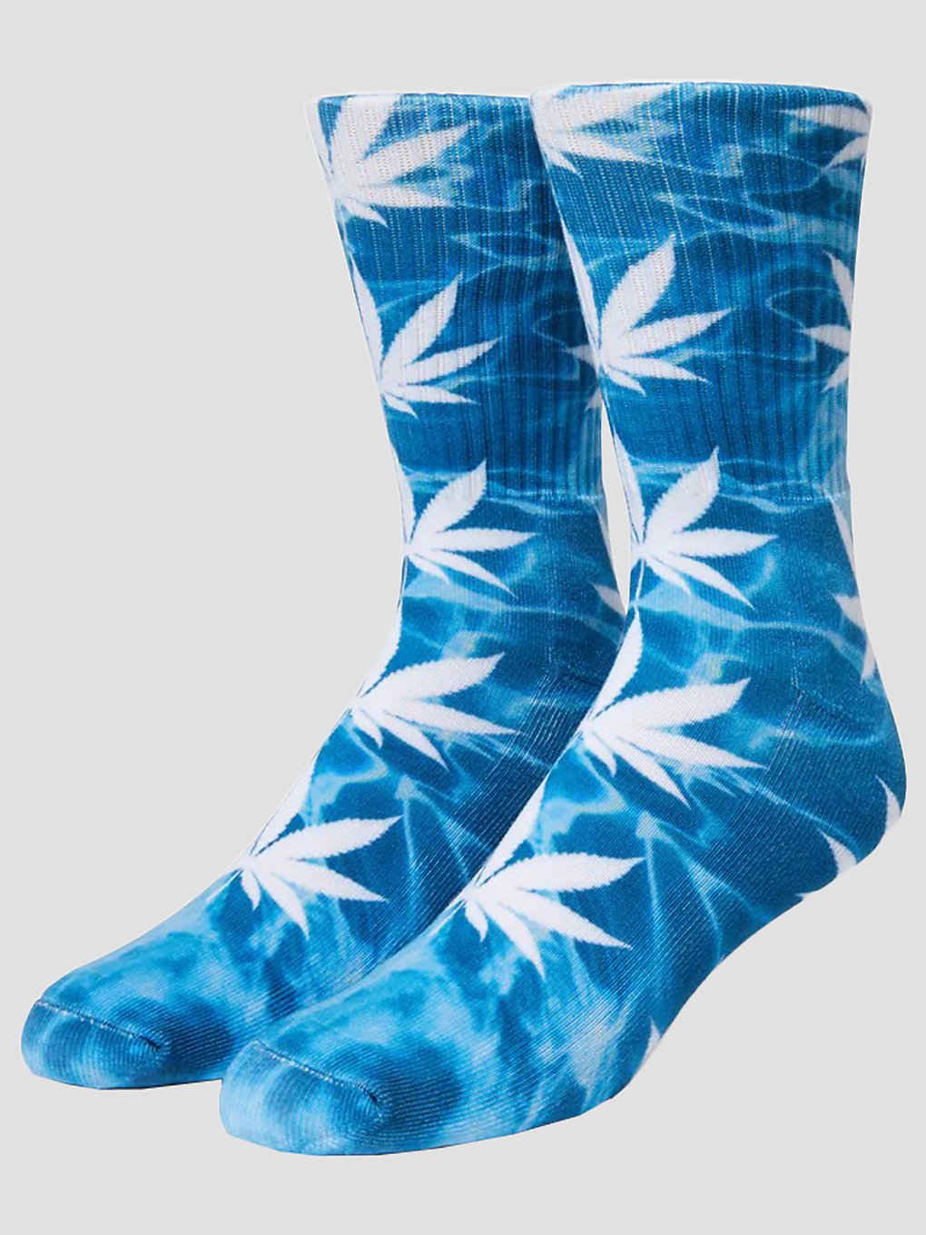 HUF Visual Plantlife Sokken blauw