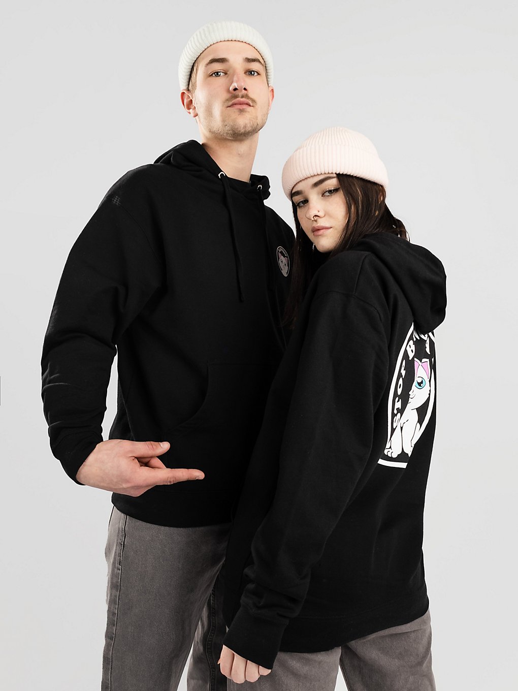 RIPNDIP Stop Being A Pussy Hoodie zwart