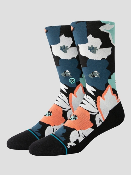 Stance Flower Beds Crew Sokken zwart