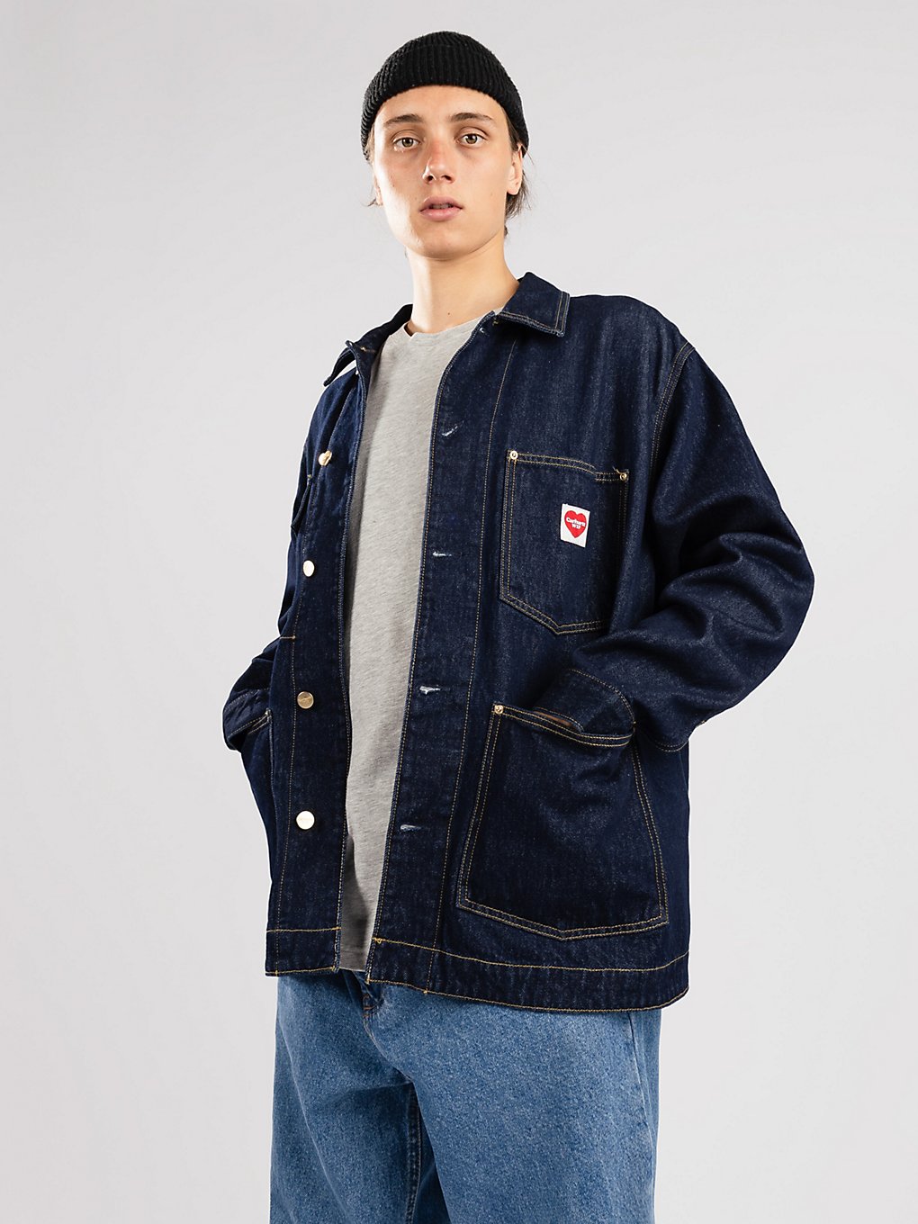 Carhartt WIP Nash Jas blauw