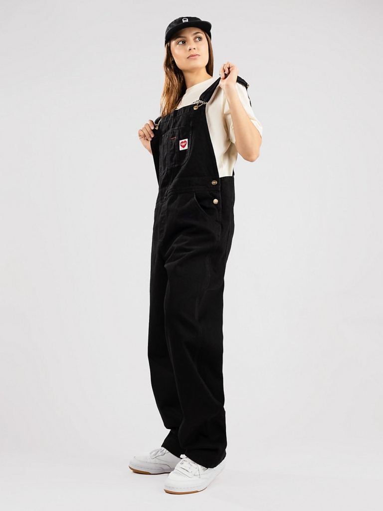 Carhartt WIP Nash Overall Straight Jeans zwart