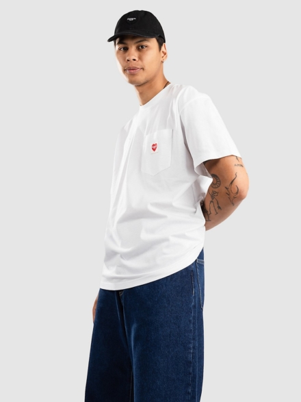 Carhartt WIP Pocket Heart T-Shirt wit