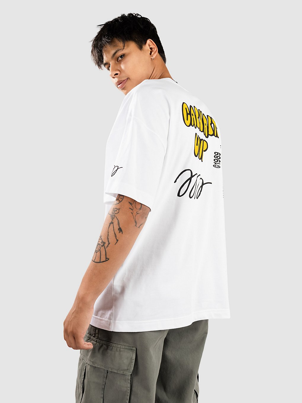 Carhartt WIP Signature T-Shirt wit