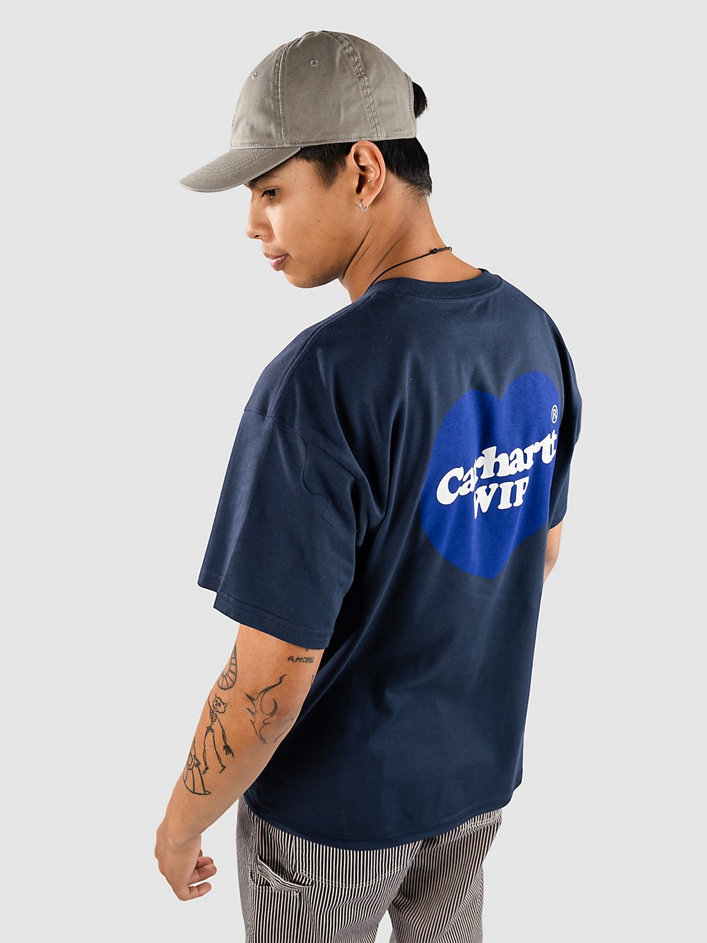 Carhartt WIP Double Heart T-Shirt blauw