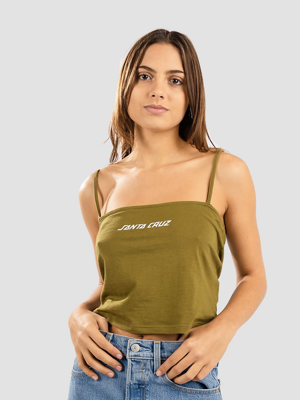 Santa Cruz Strip Vest Tanktop groen