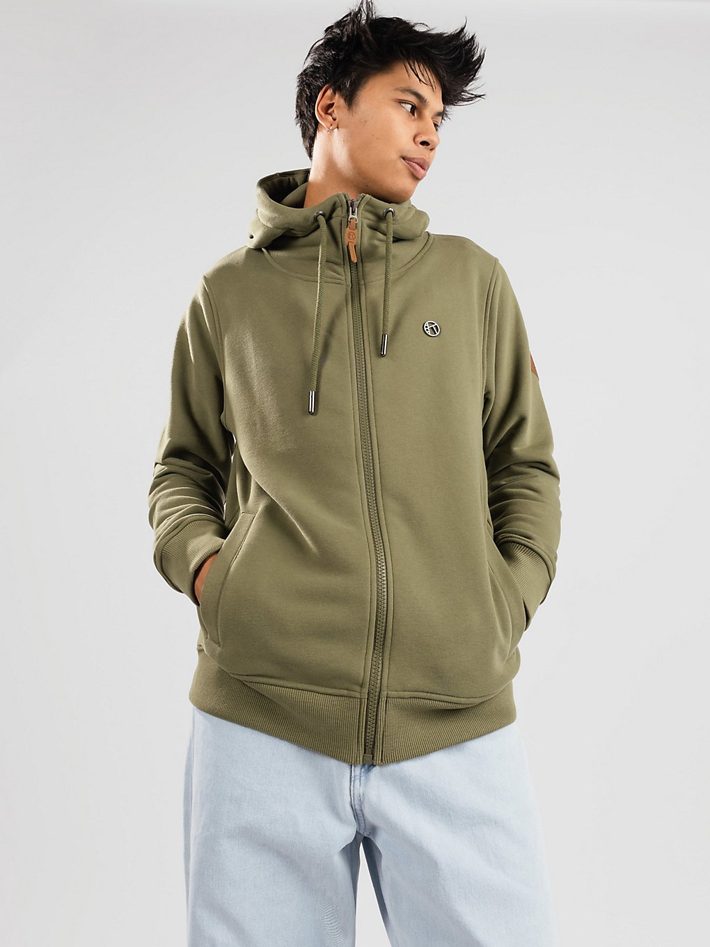 Kazane Pure Land Zip Hoodie groen