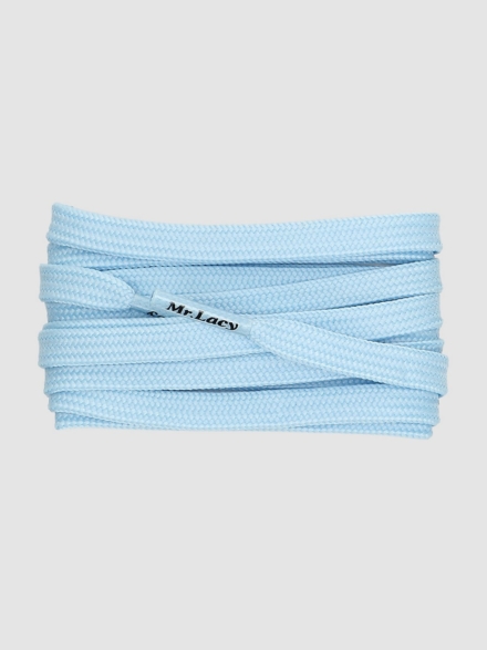 Mr. Lacy Flatties 120cm schoenenlaces blauw