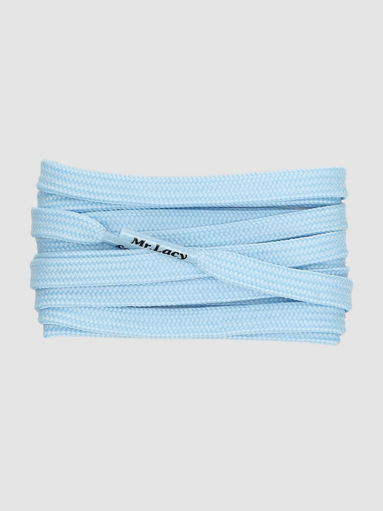 Mr. Lacy Flatties 120cm schoenenlaces blauw