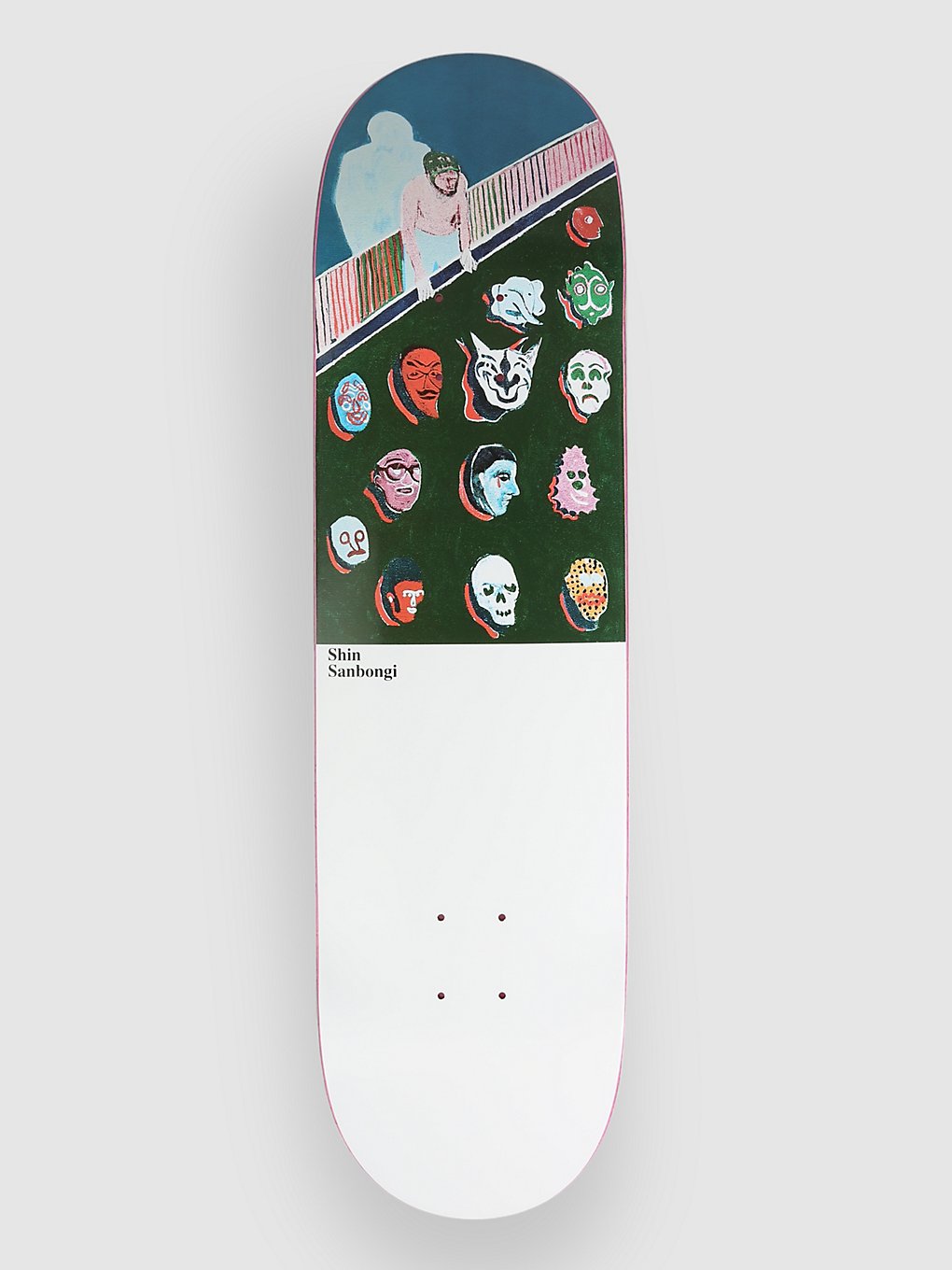 Polar Skate Shin Sanbongi-Throphy Heads 8.5" Skateboard deck patroon