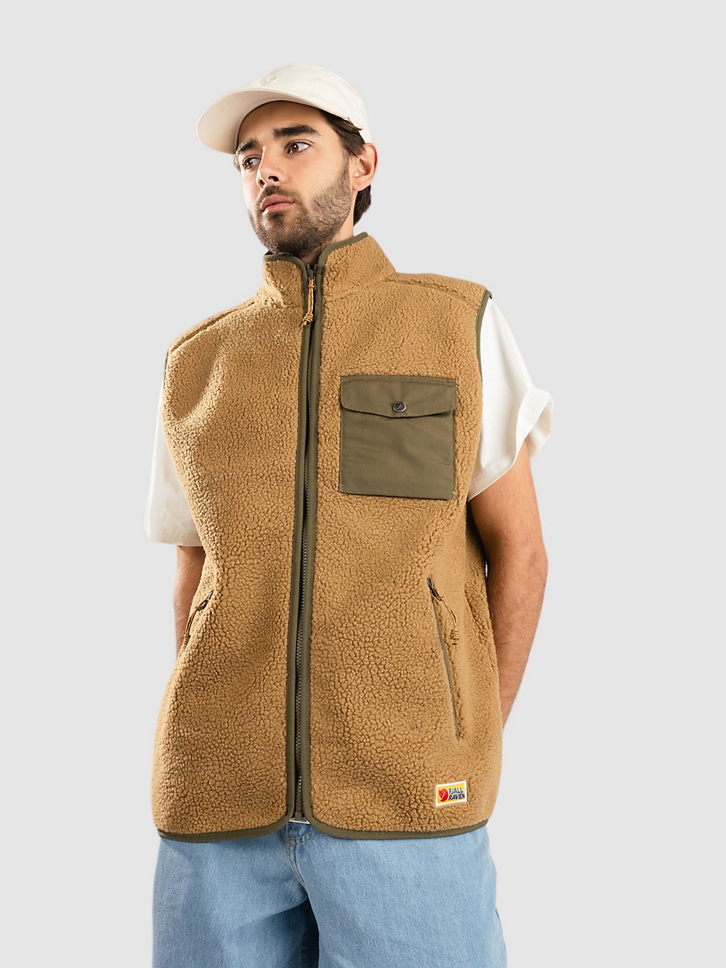 Fjällräven Vardag Pile Fleece Bodywarmer bruin