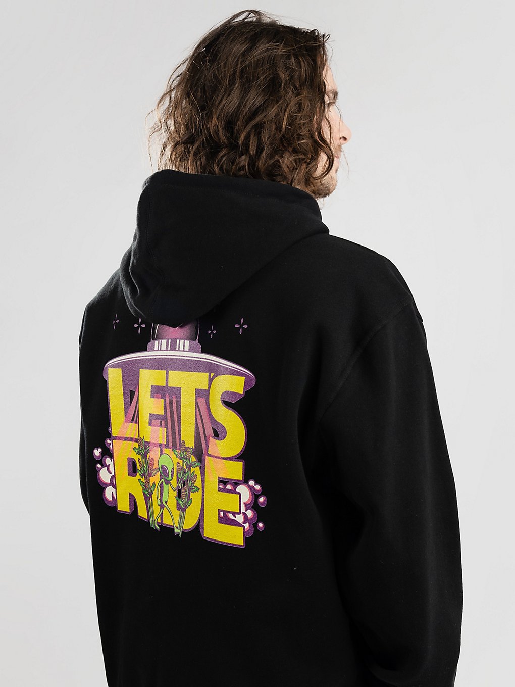 A.Lab Lets Ride Hoodie zwart