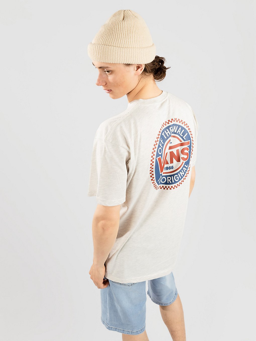 Vans Original Checkerboard Co T-Shirt bruin