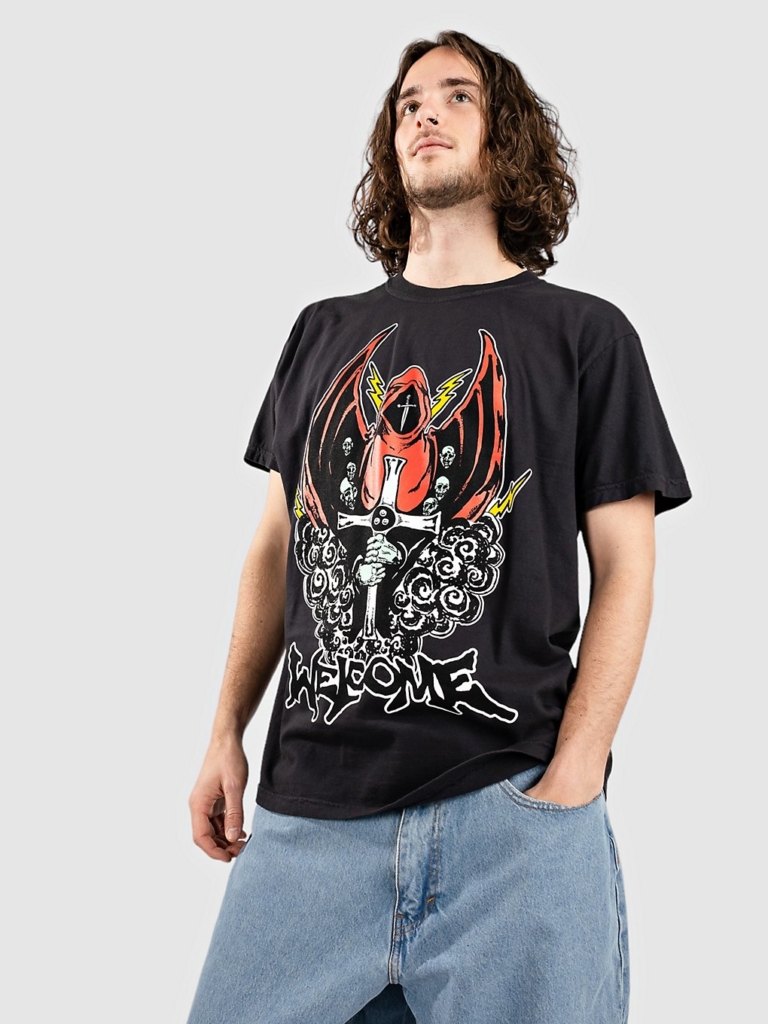 Welcome Knight T-Shirt zwart