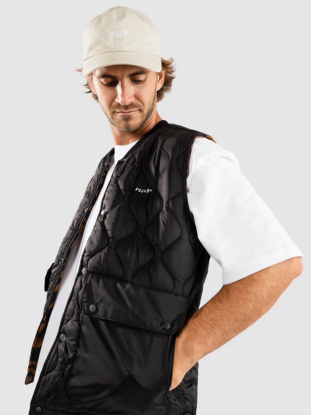 Volcom Bowered Bodywarmer zwart