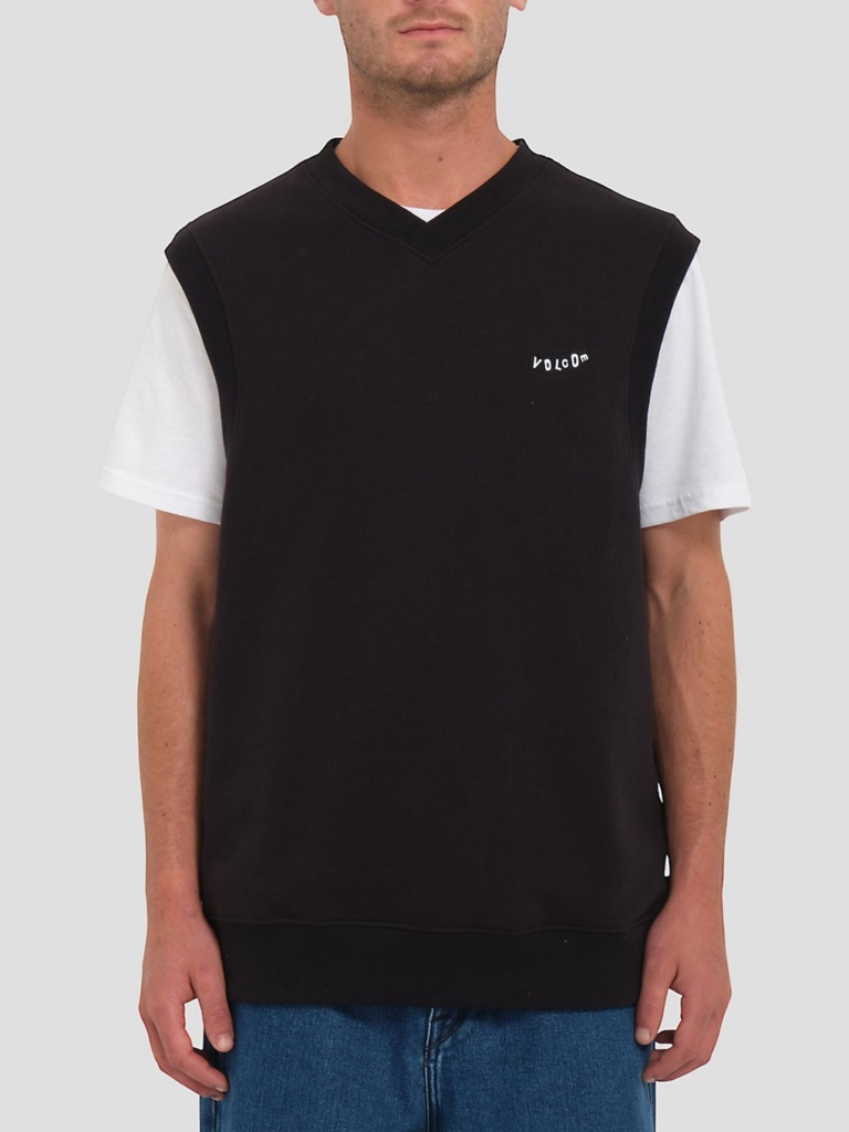Volcom Sleeveles/S Gebreide trui zwart