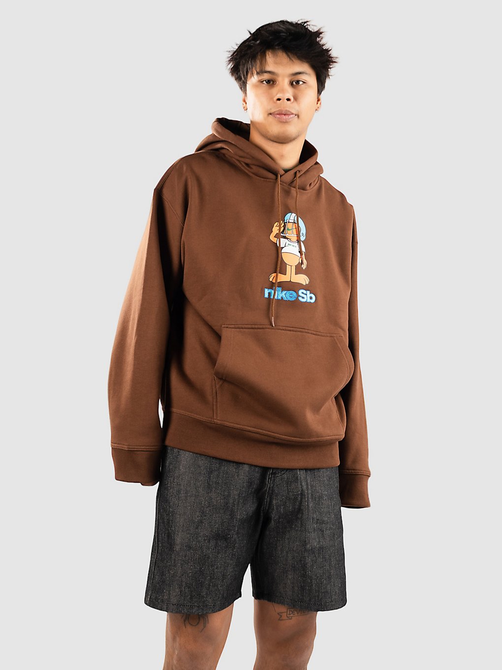 Nike Sb Fleece Po Salute Hoodie bruin