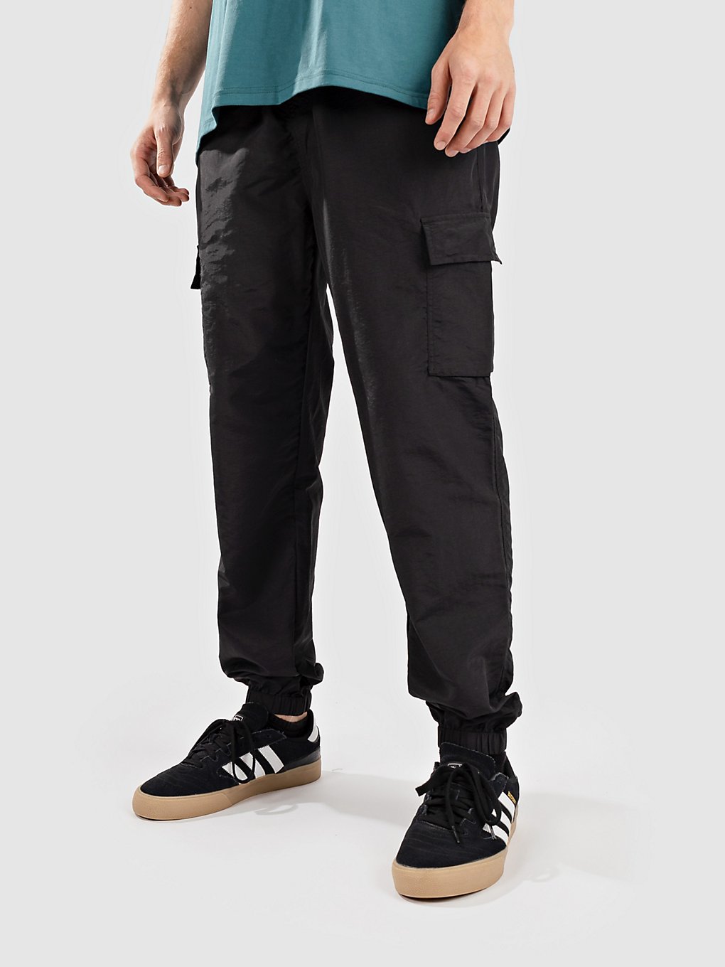 Taikan Nylon Cargo Broek zwart