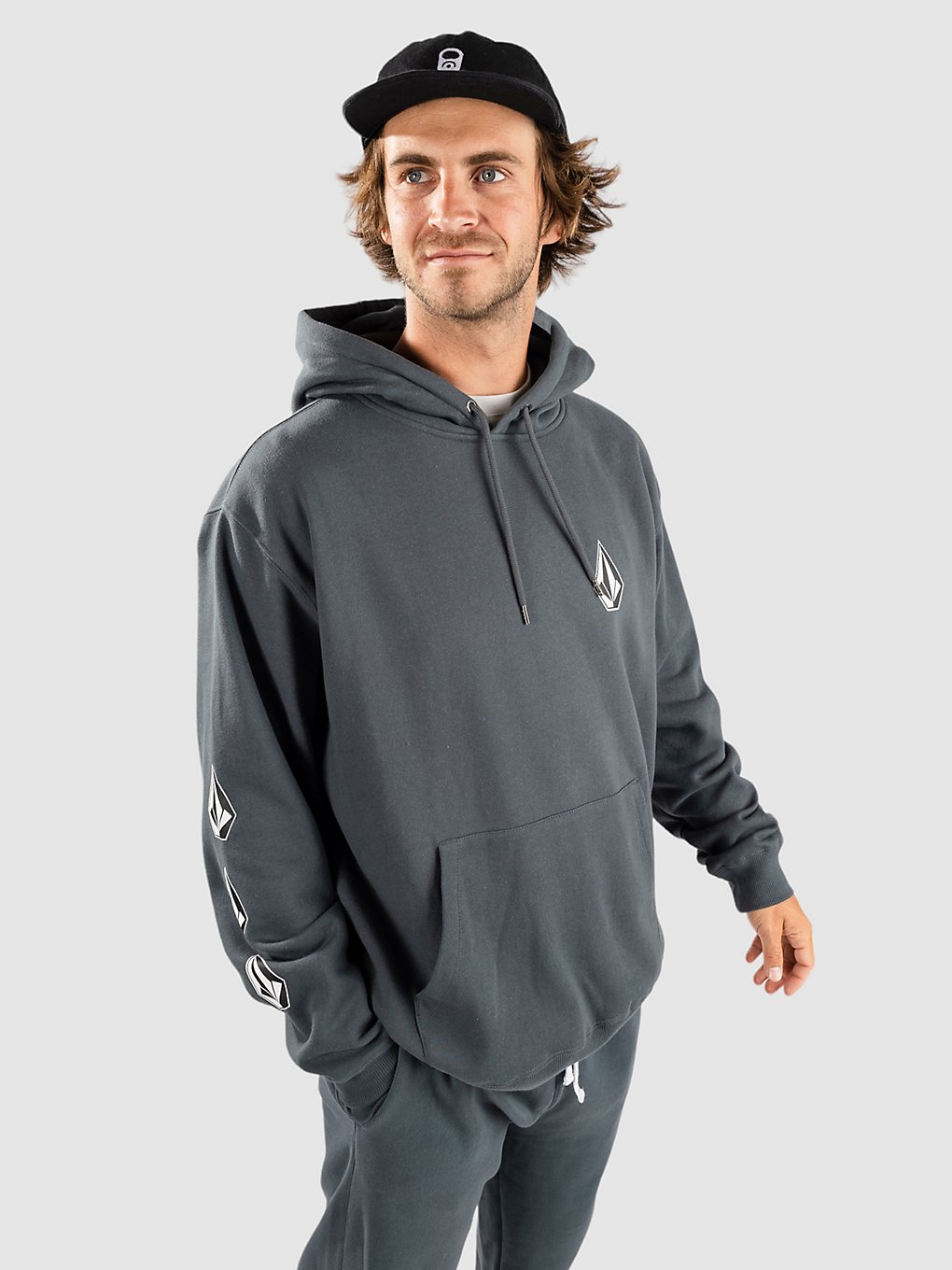 Volcom Iconic Stone Po Hoodie blauw