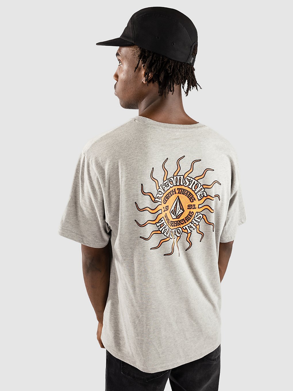 Volcom Fried Hth T-Shirt grijs