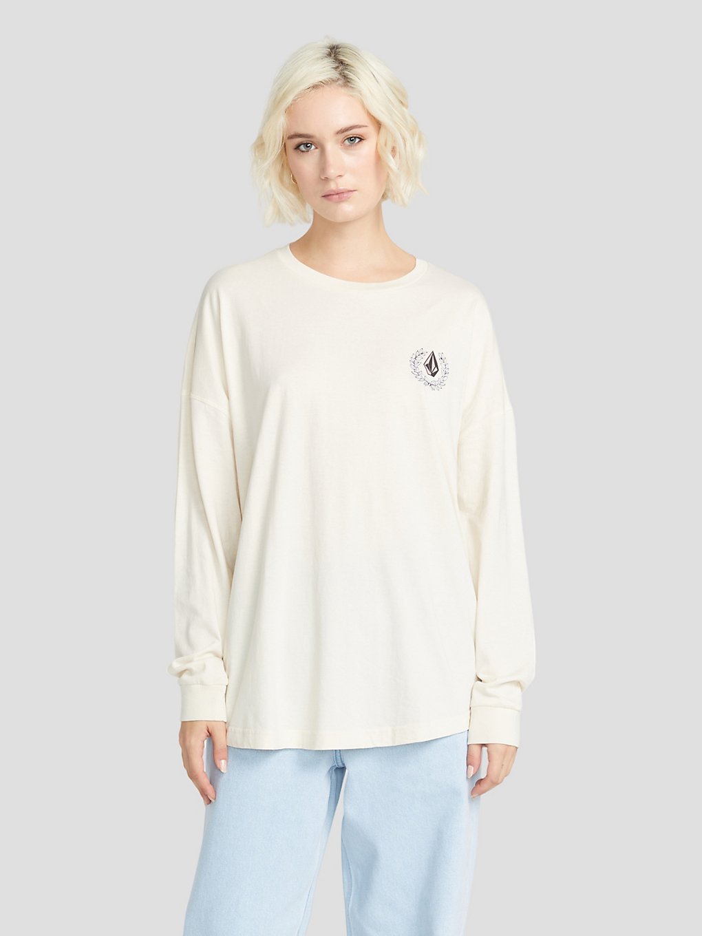 Volcom Werkin Doubles Longsleeve wit