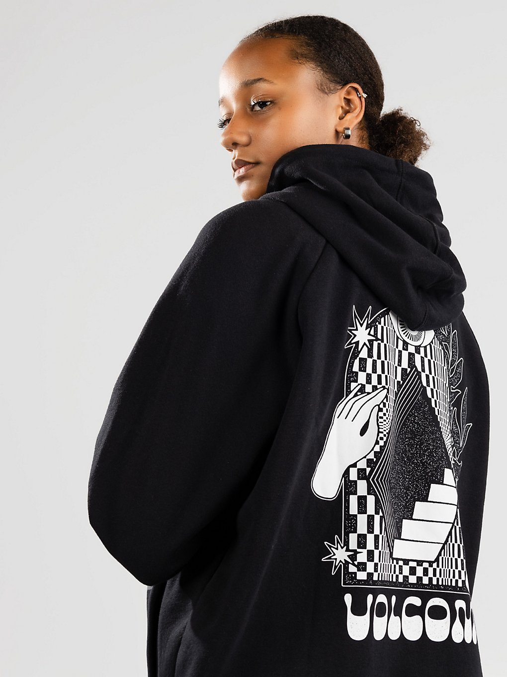 Volcom Truly Stoked Bf Hoodie zwart