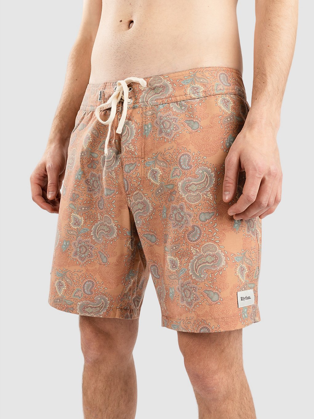 Rhythm Paisley Trunk Boardshorts geel