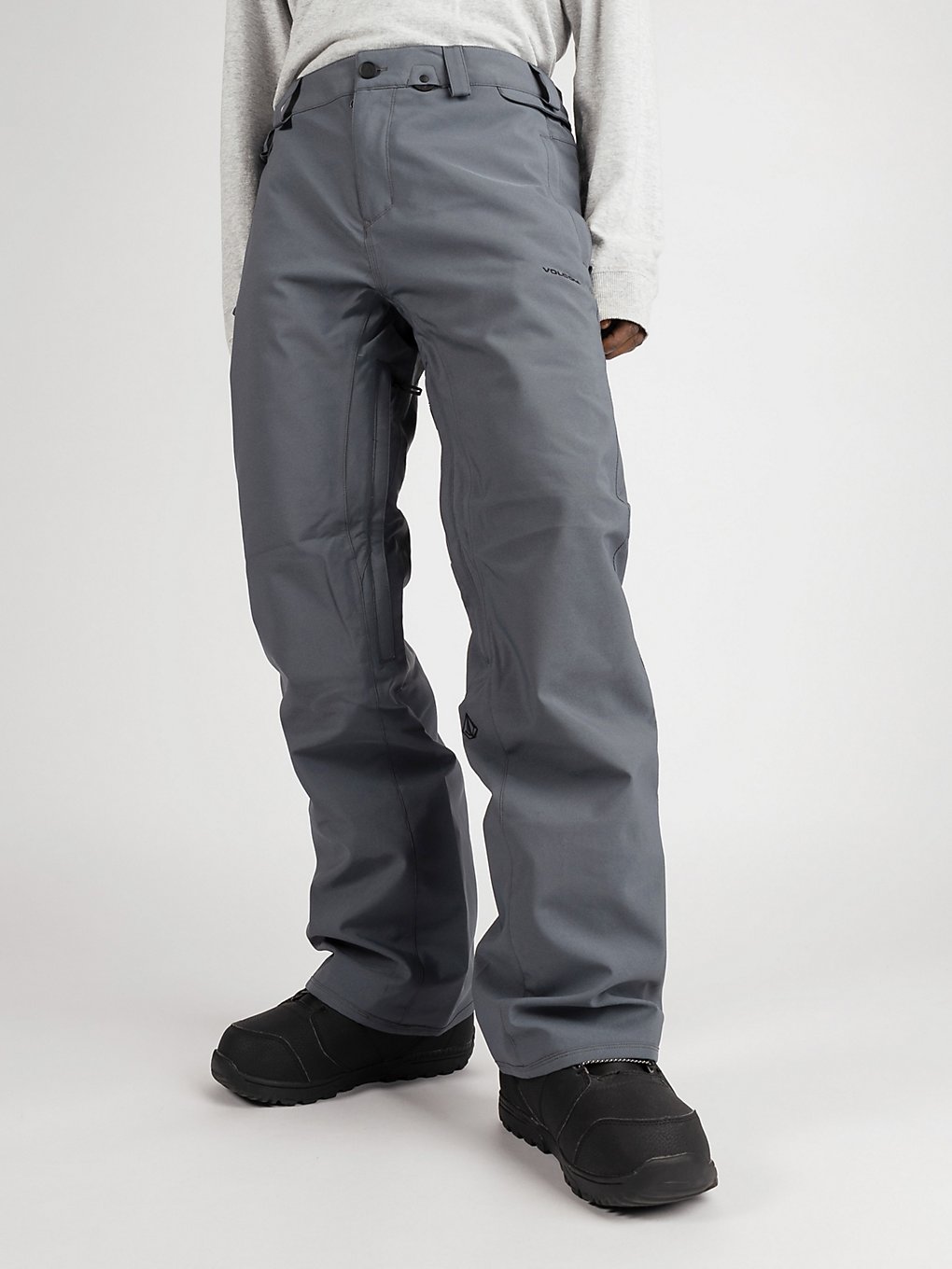 Volcom Freakin Snow Chino Broek grijs