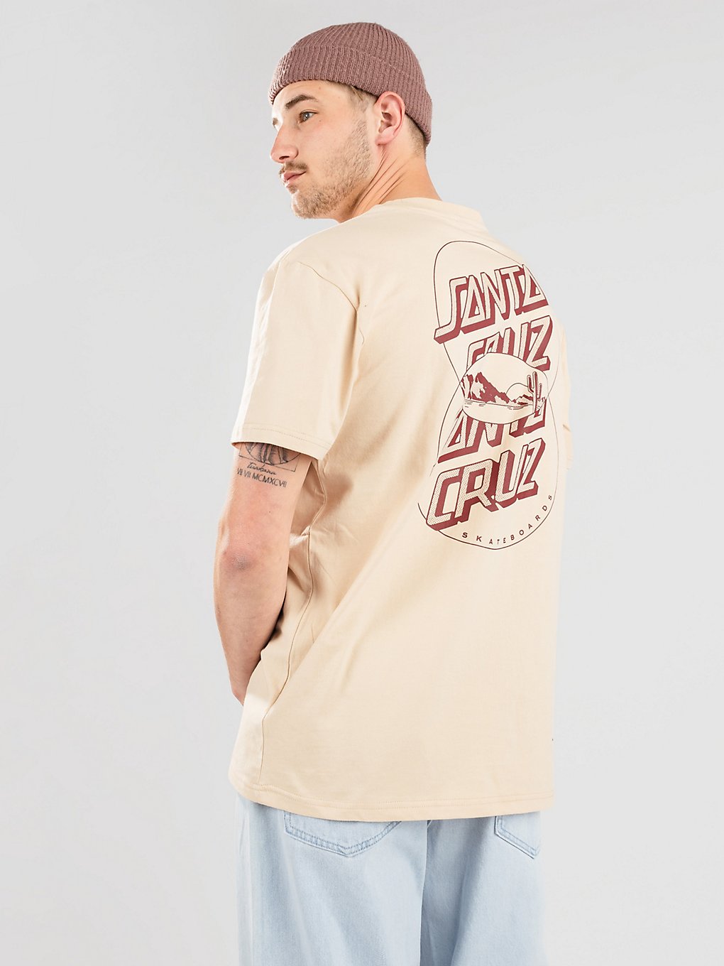 Santa Cruz Venn Dot T-Shirt bruin
