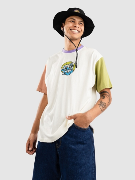 Santa Cruz Crinkle Delta Dot Front T-Shirt patroon