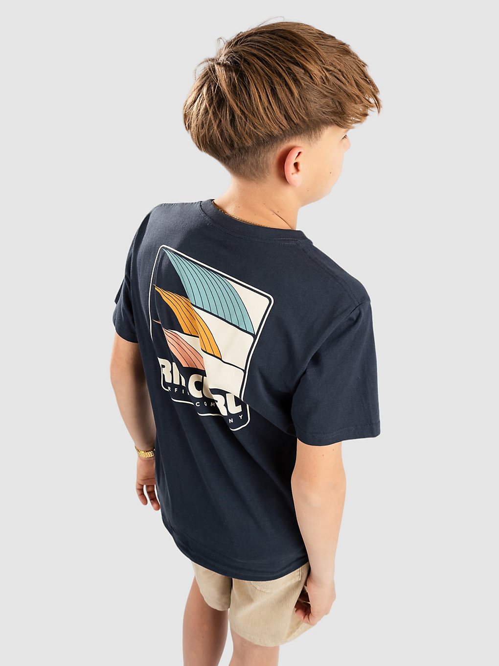 Rip Curl Surf Revival Line Up T-Shirt blauw