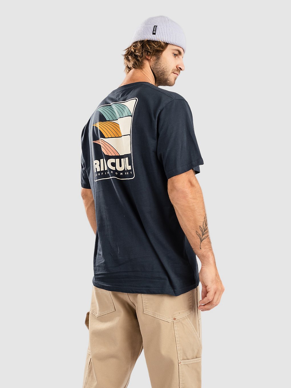 Rip Curl Surf Revival Line Up T-Shirt blauw