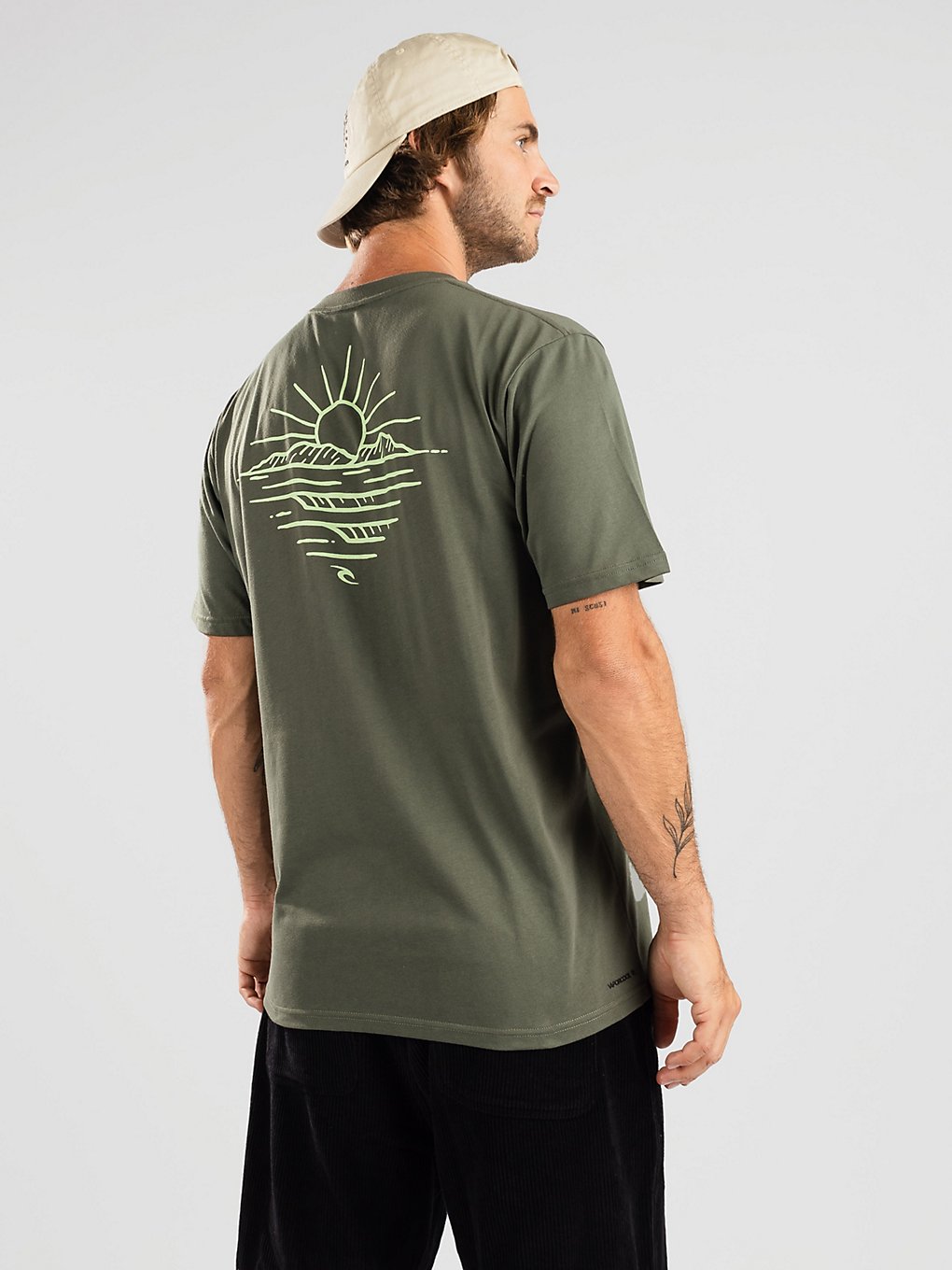 Rip Curl Vaporcool Paradise T-Shirt groen