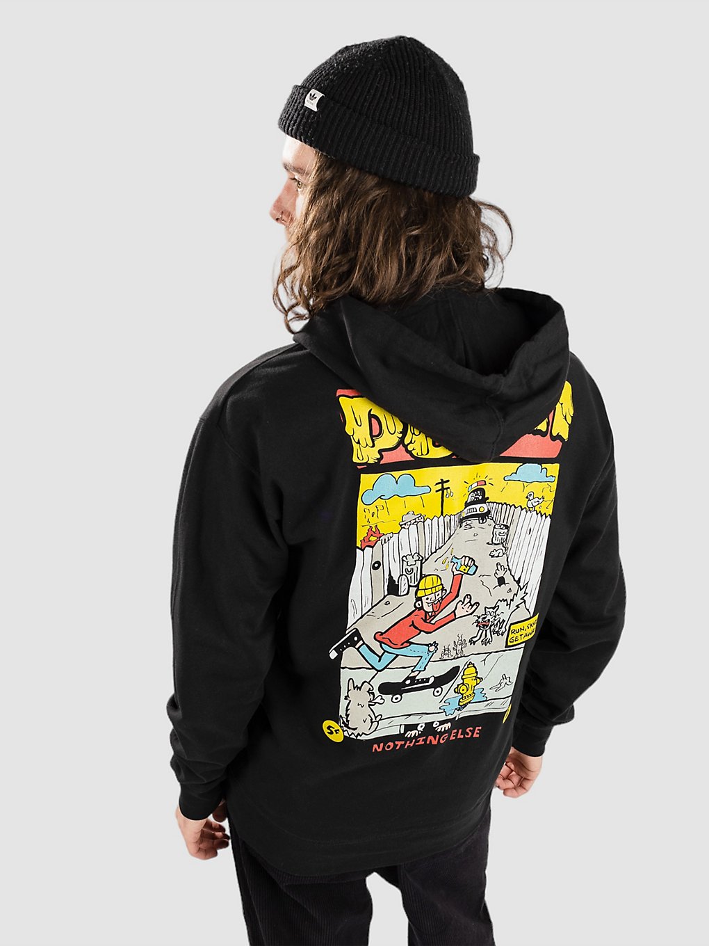 Empyre Push Skate Zip Hoodie zwart