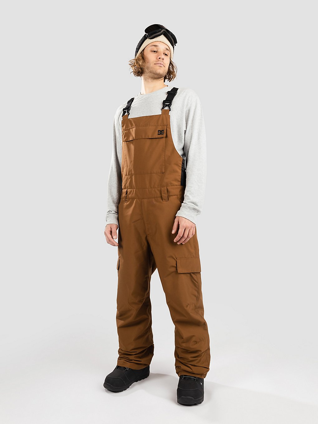 DC Docile Bib broek bruin