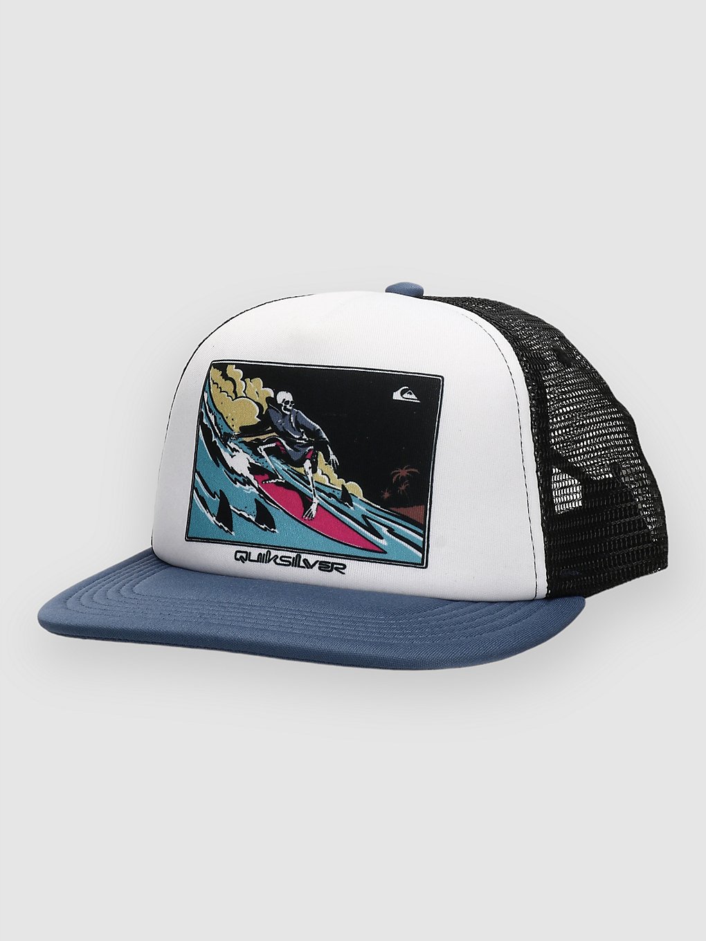 Quiksilver Rat Pack Trucker petje blauw